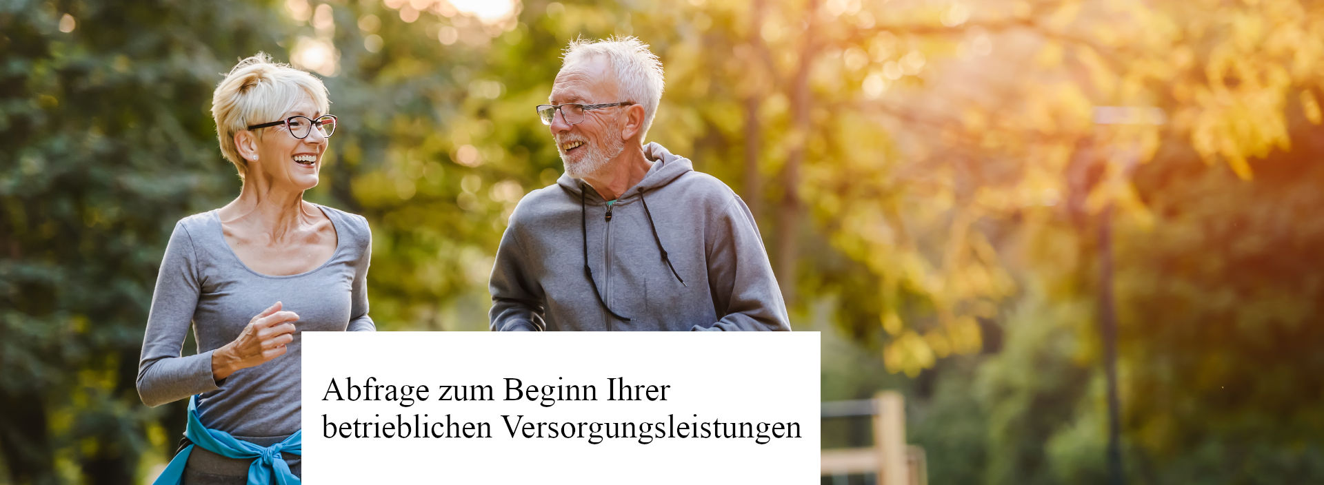 Logo: Abfrage zum Beginn Ihrer betrieblichen Versorgungsleistungen